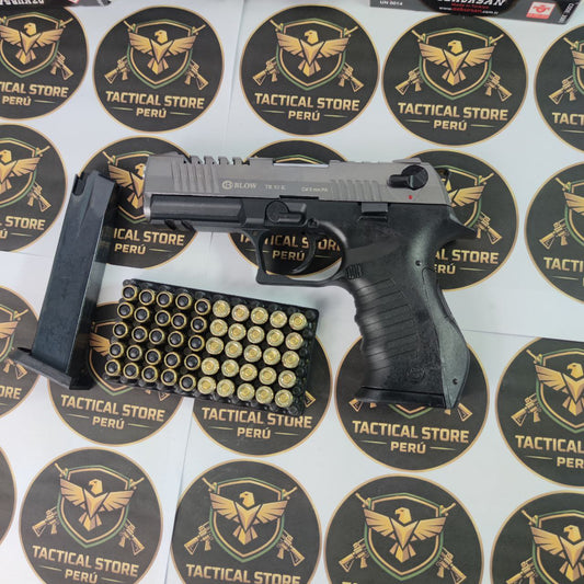 Pistola Traumática Blow TR 92 9mm | Slide Ventilado |