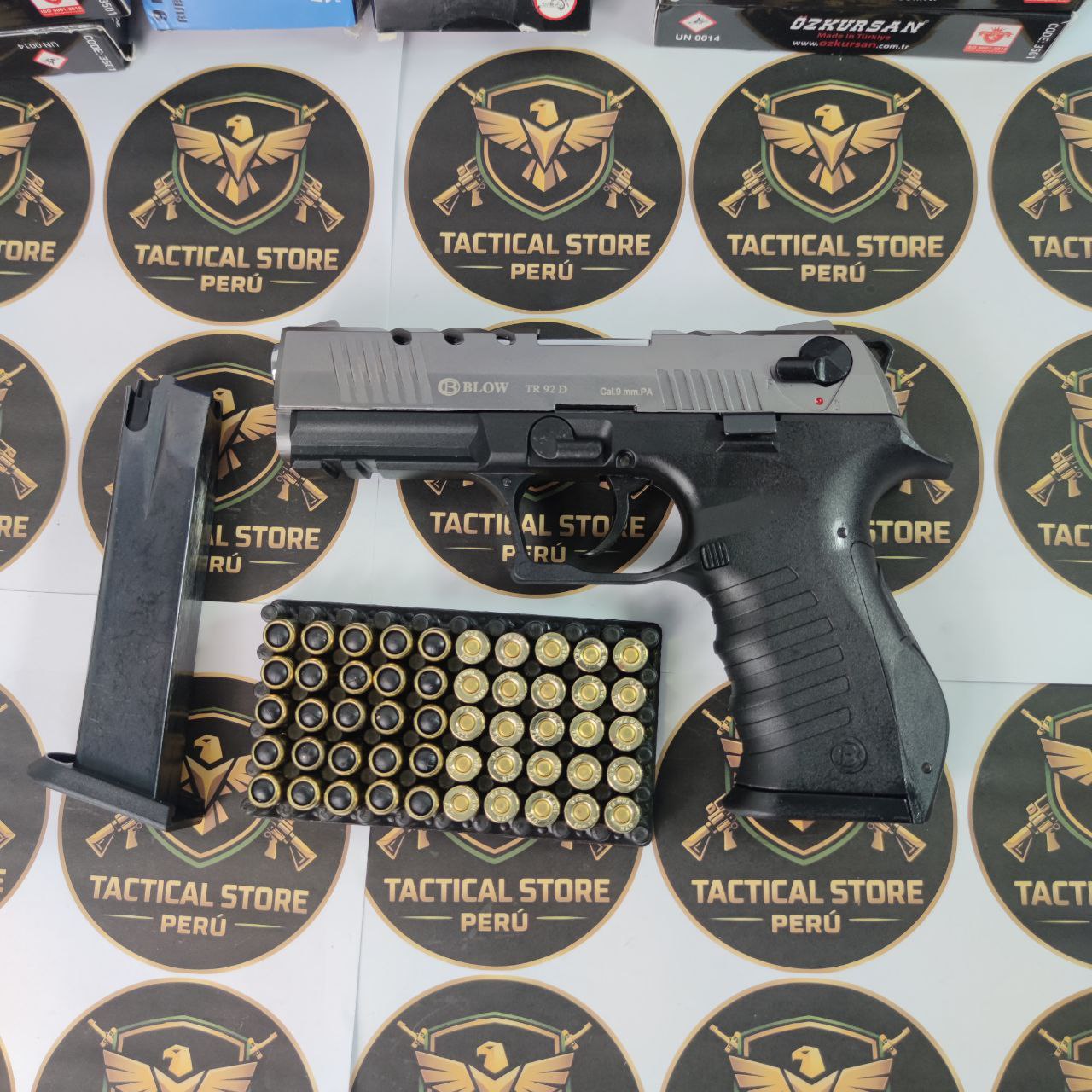 Pistola Traumática Blow TR 92 9mm | Slide Ventilado |