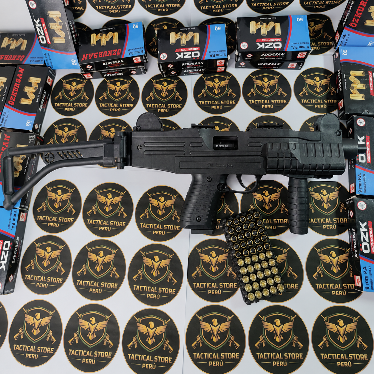 Subfusil Traumático Ekol ASI Mini Uzi 9mm Full Auto