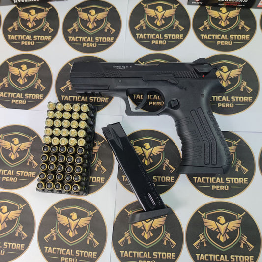 Pistola traumática Ekol NIG 211K 9mm con cargador y munición - Tactical Store Perú